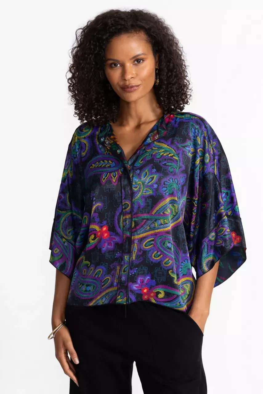 johnny was FLOW SHRUG Paisley