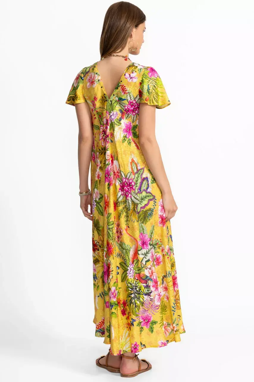 Johnny Was FLUTTER SLEEVE EVA DRESS Amorina