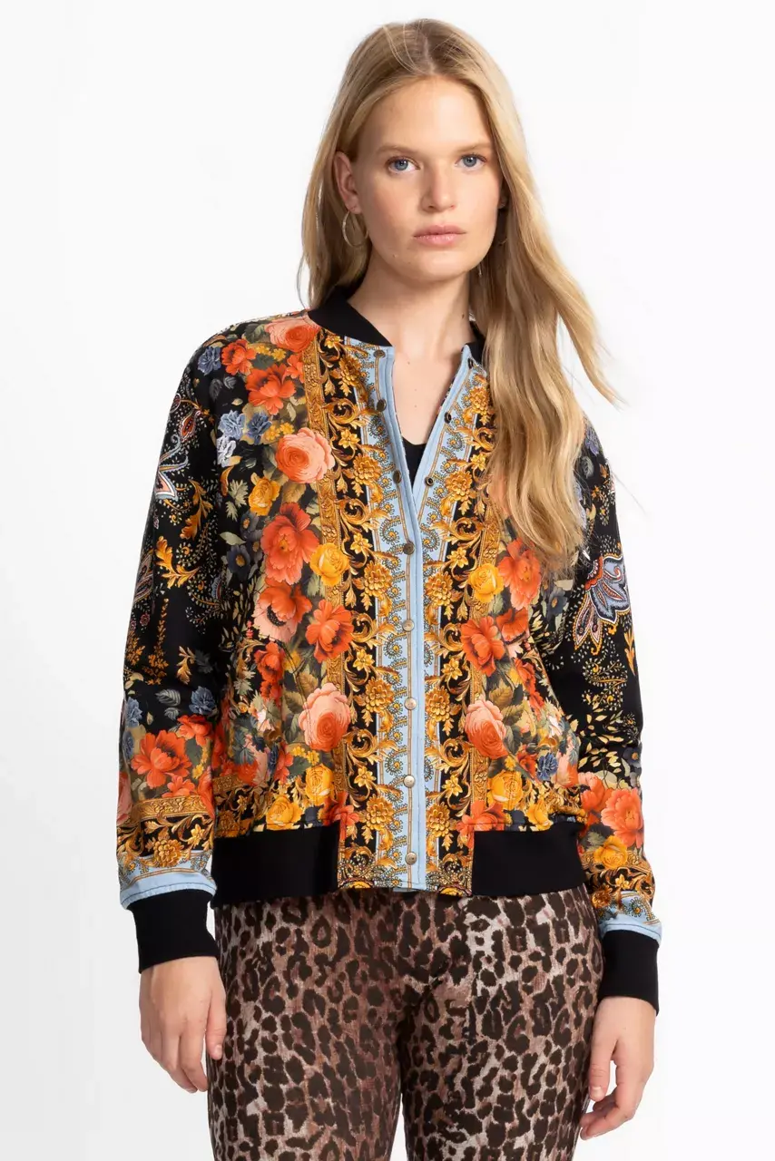 johnny was FRENCH TERRY BOMBER JACKET Leto