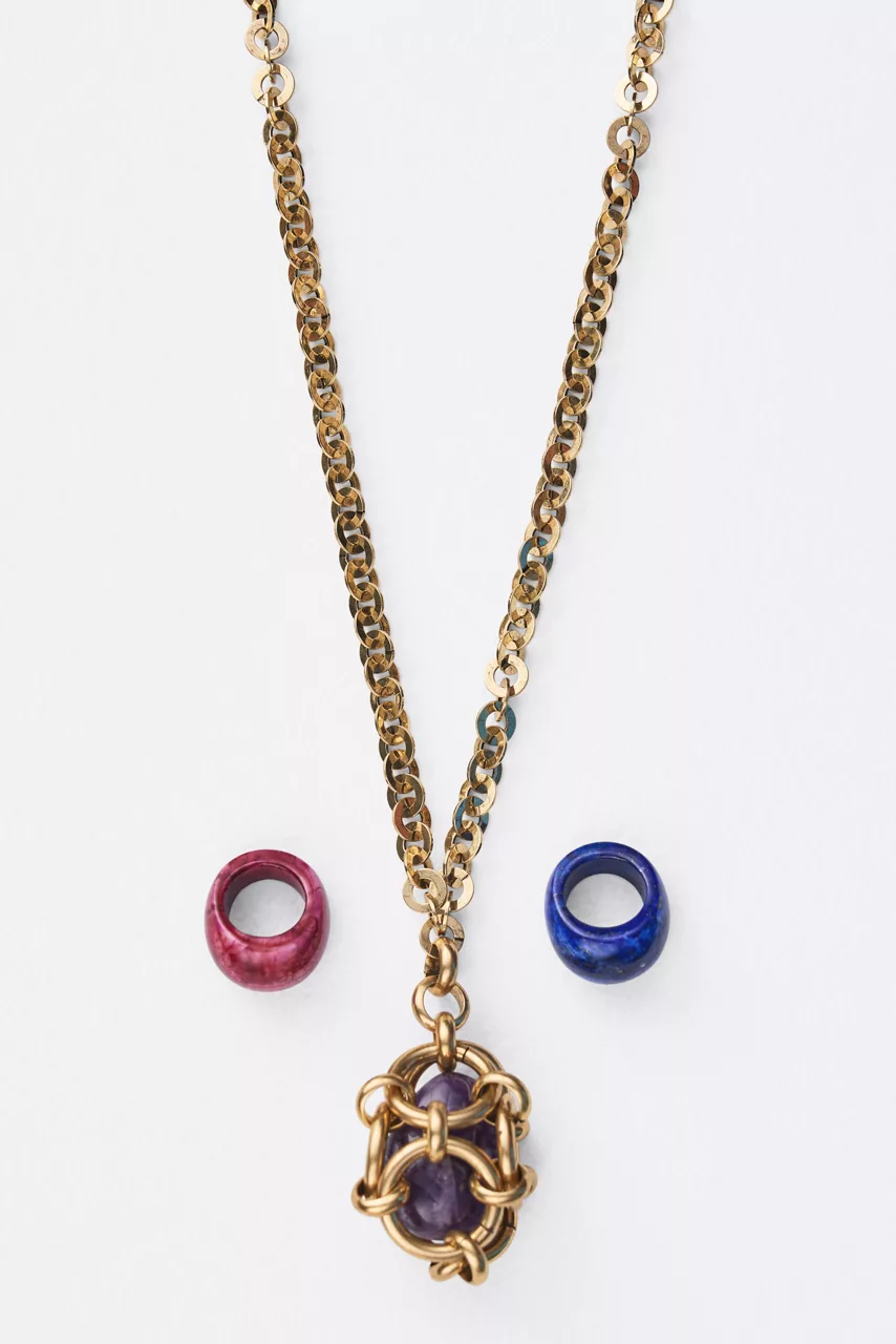 Johnny Was GEMSTONE DOME RING Lapis