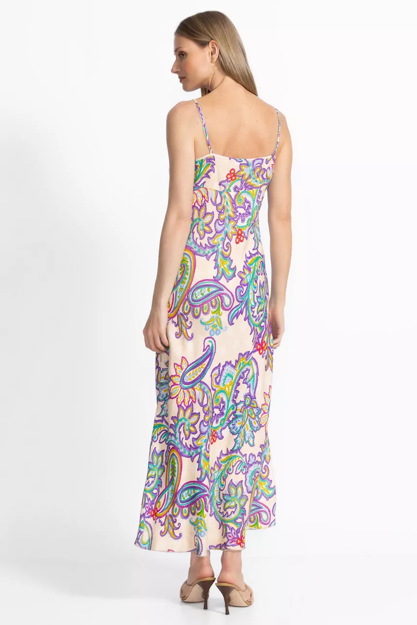 Johnny Was GIGIANNA SLIP DRESS Light Paisley