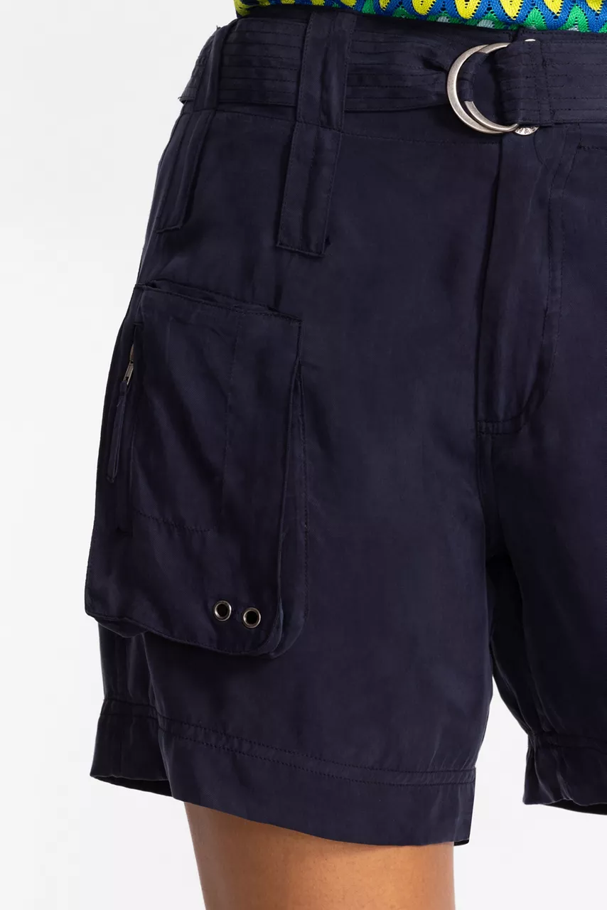 Johnny Was HAILEY CARGO SHORT Blue Nights