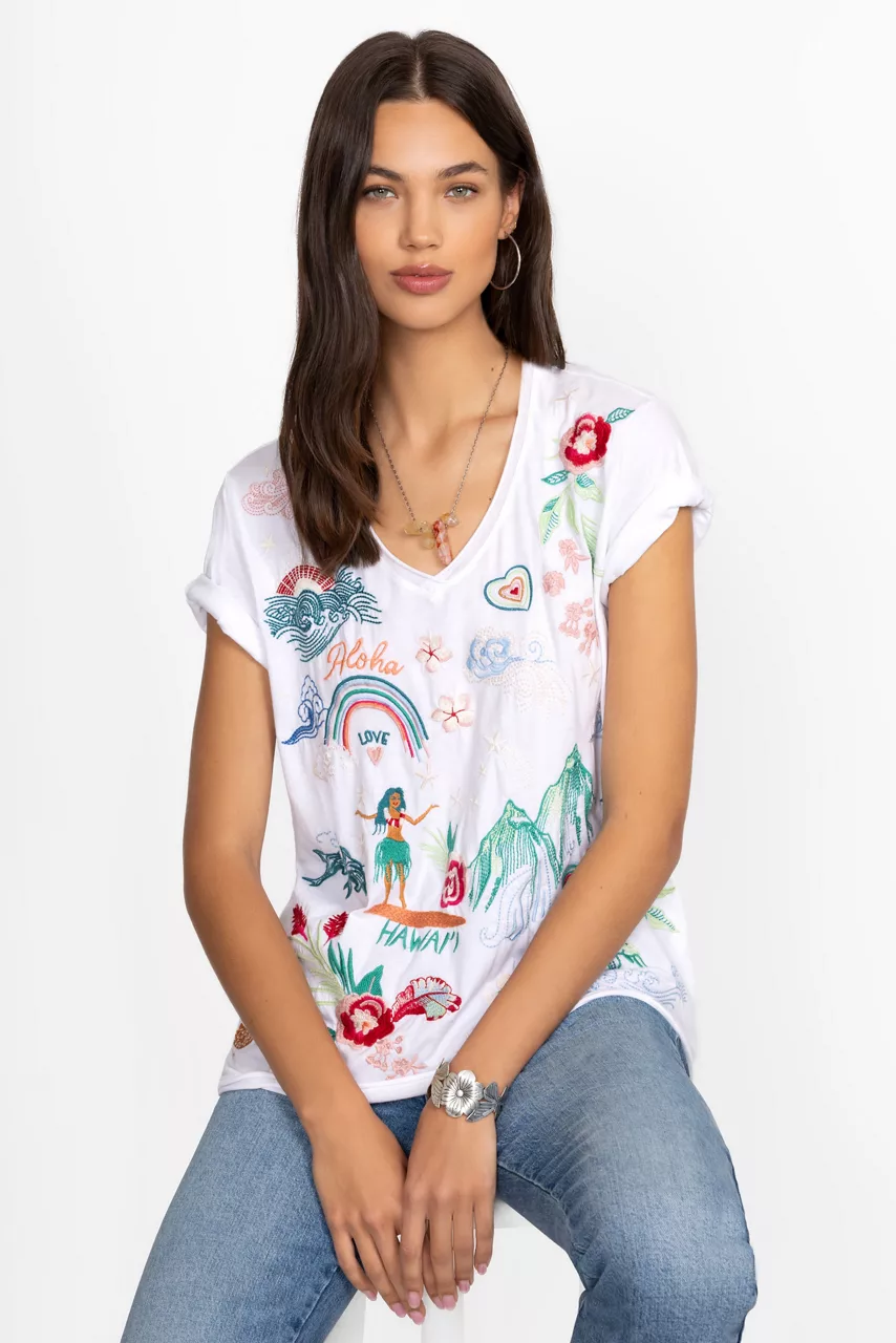 johnny was HAWAII EVERYDAY TEE White