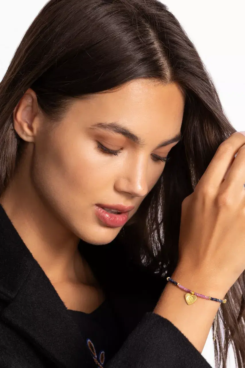 Johnny Was HEART OM PENDANT BRACELET Assorted