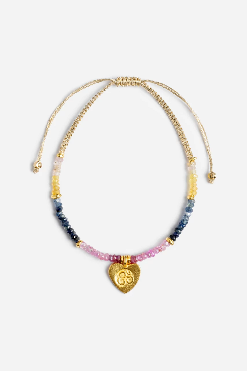 johnny was HEART OM PENDANT BRACELET Assorted