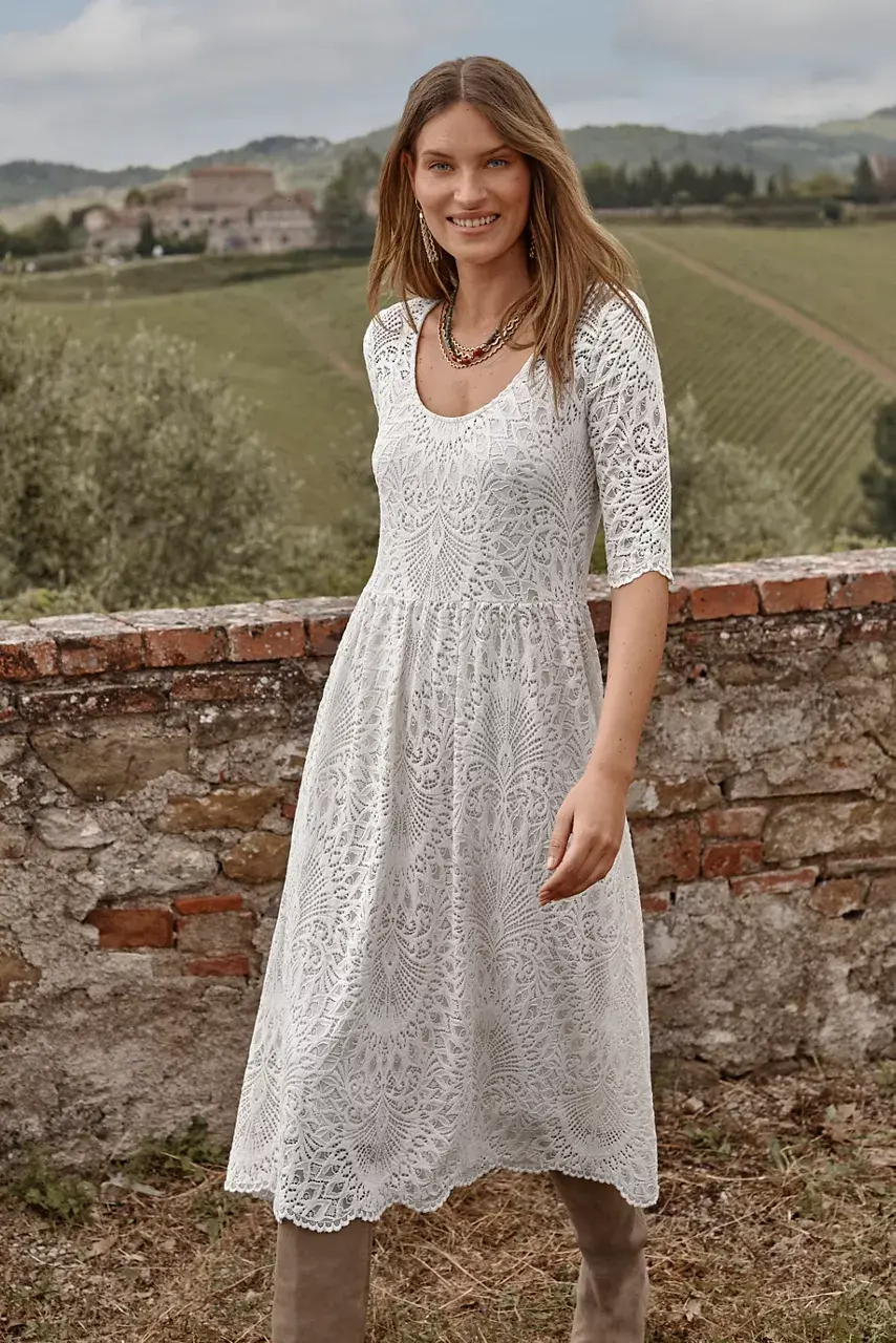 johnny was HELENA MIDI DRESS Natural