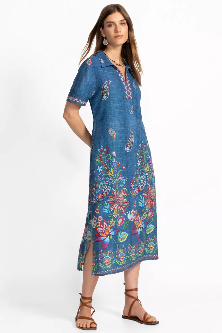 johnny was HENLEY COLLARED DRESS Carlie