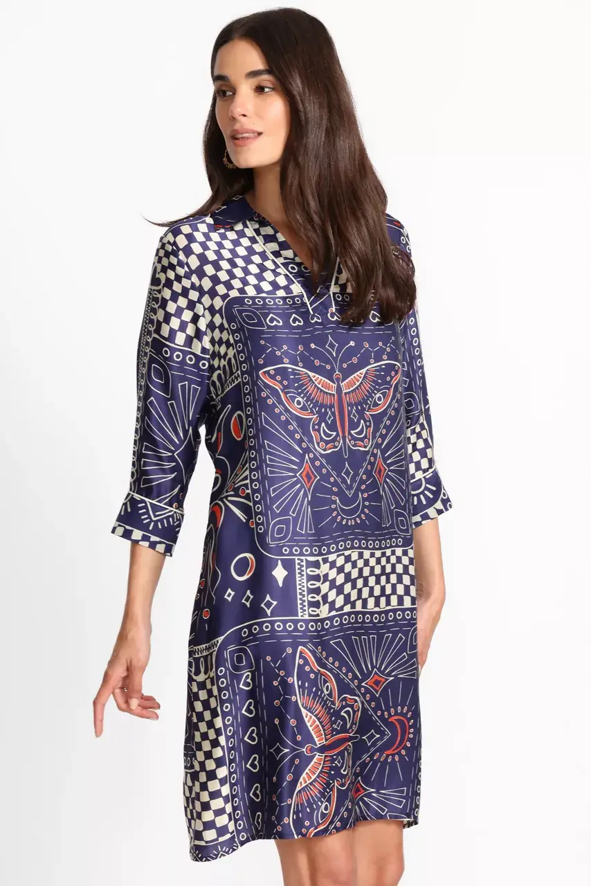 Johnny Was HENLEY DRESS Keoki