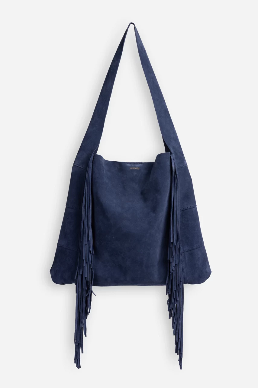 johnny was ITALIAN SUEDE FRINGE HOBO Oceano