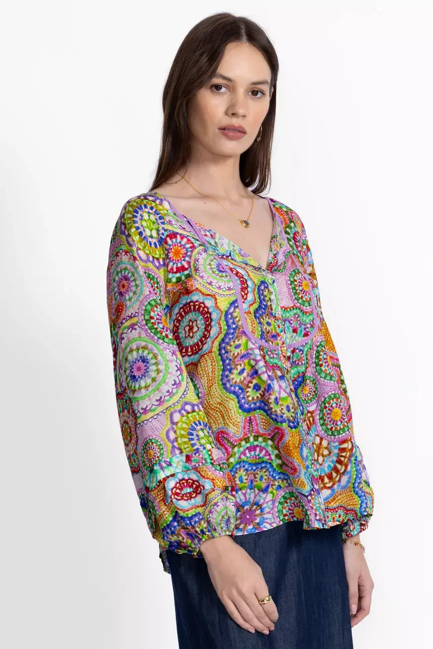 Johnny Was JANNIKA SHIRT Naperron Print