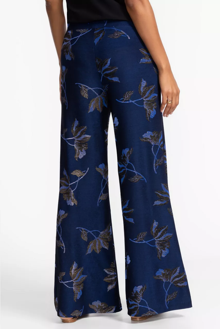Johnny Was JENNA METALLIC EASY PANT Midnight Blue