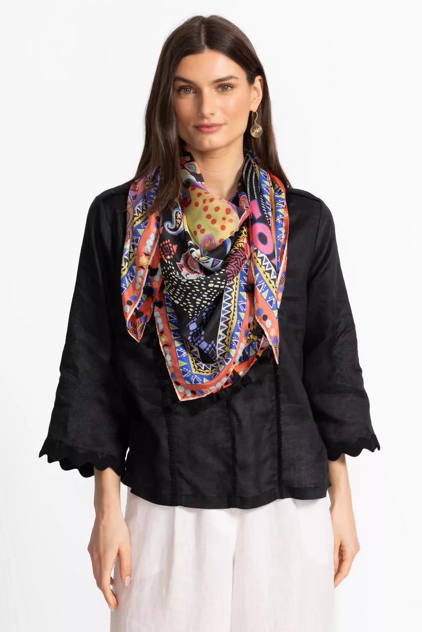 Johnny Was JENNY SILK SCARF Jenny Scarf