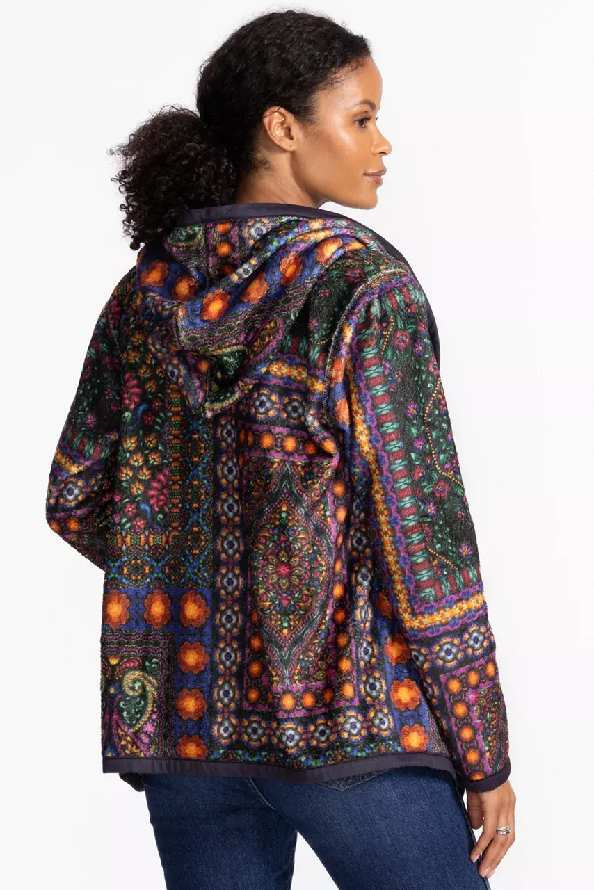 Johnny Was JOAN SHERPA JACKET Monarch