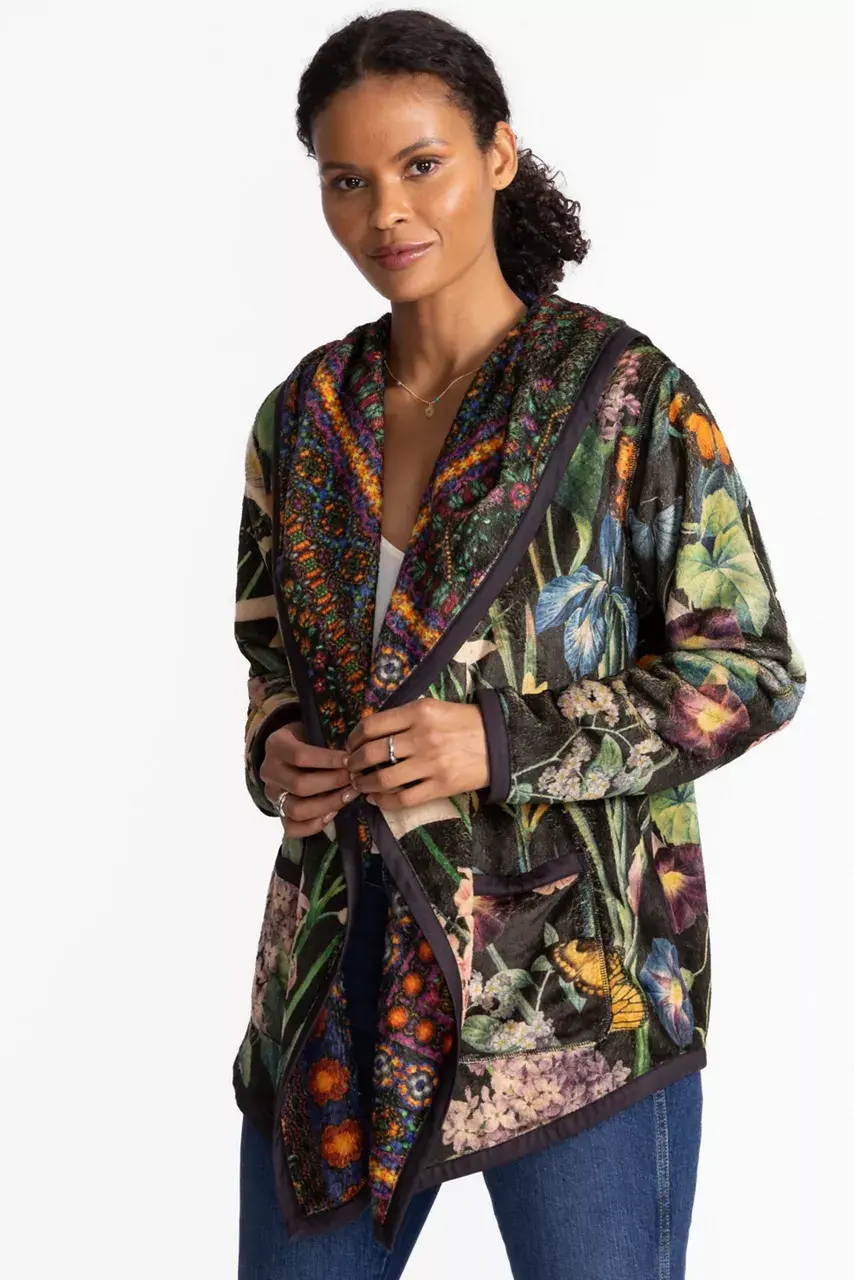 Johnny Was JOAN SHERPA JACKET Monarch