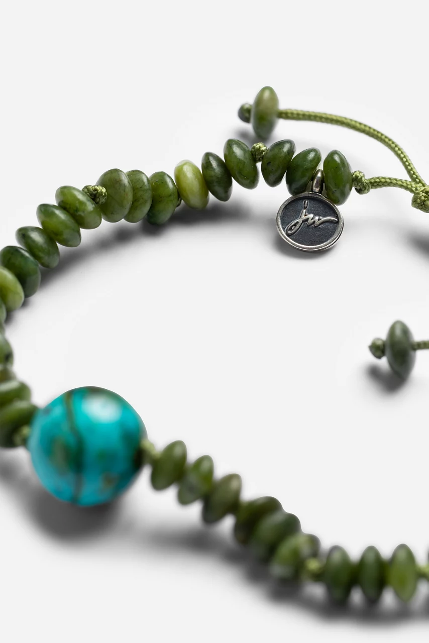 Johnny Was JOSEPH BROOKS JADE BRACELET Green