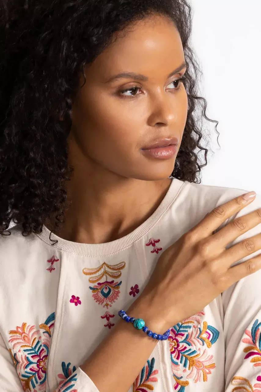 Johnny Was JOSEPH BROOKS LAPIS BRACELET Royal