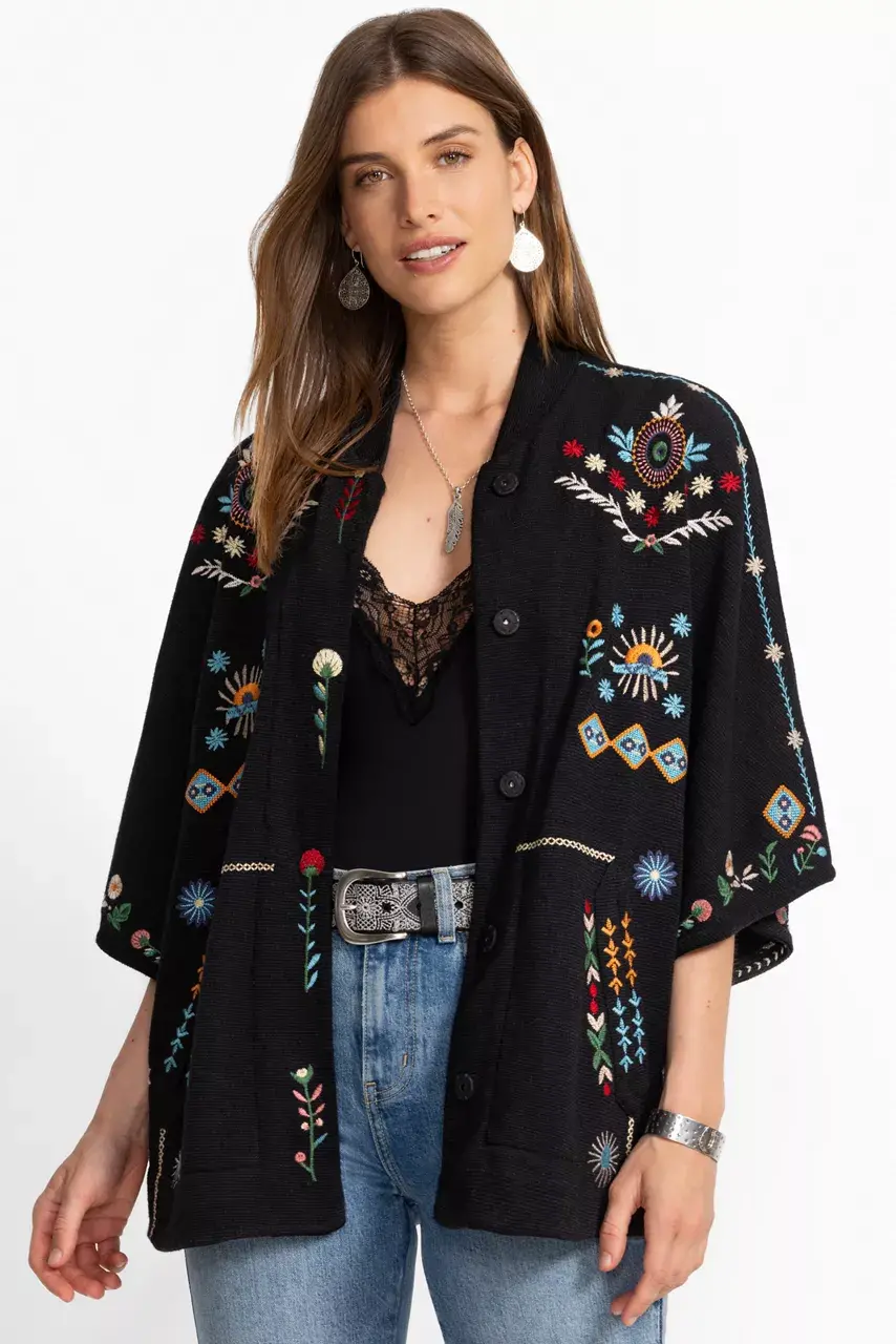 johnny was JOSIY PONCHO Black