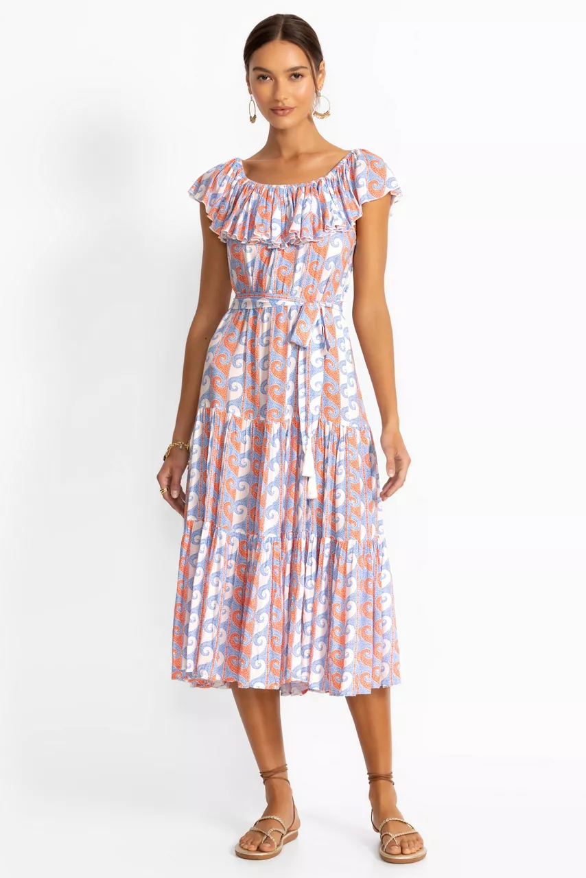 Johnny Was JW X PAOLITA BIANCA DRESS Circes Wave