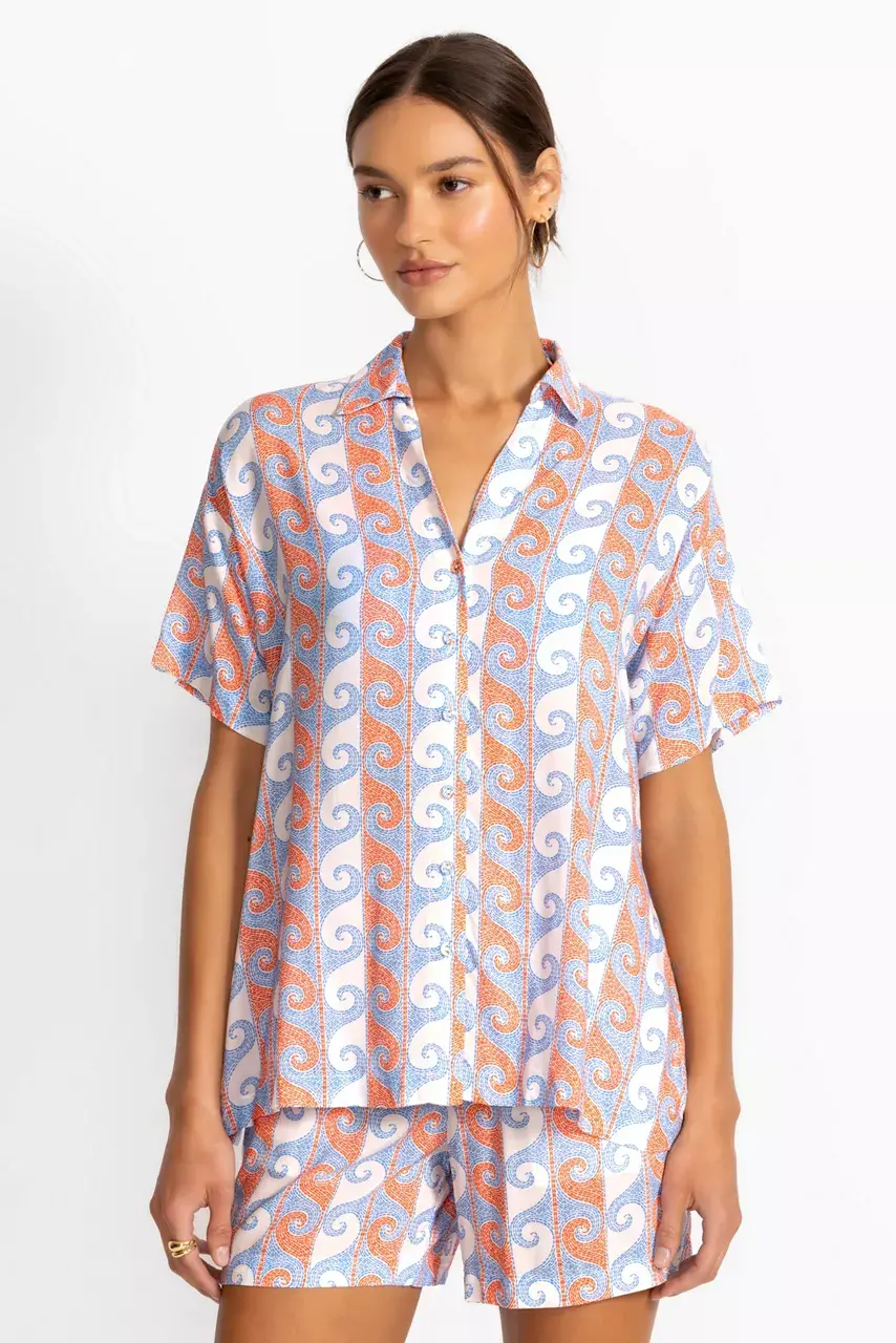 johnny was JW X PAOLITA CAMP SHIRT Circes Wave