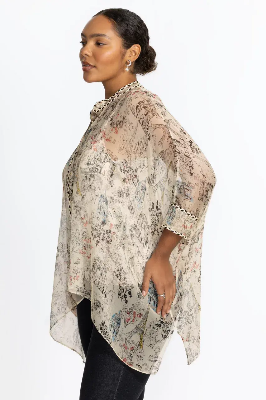 Johnny Was KATIA OVERSIZED BLOUSE Louise