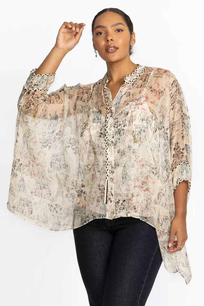 Johnny Was KATIA OVERSIZED BLOUSE Louise
