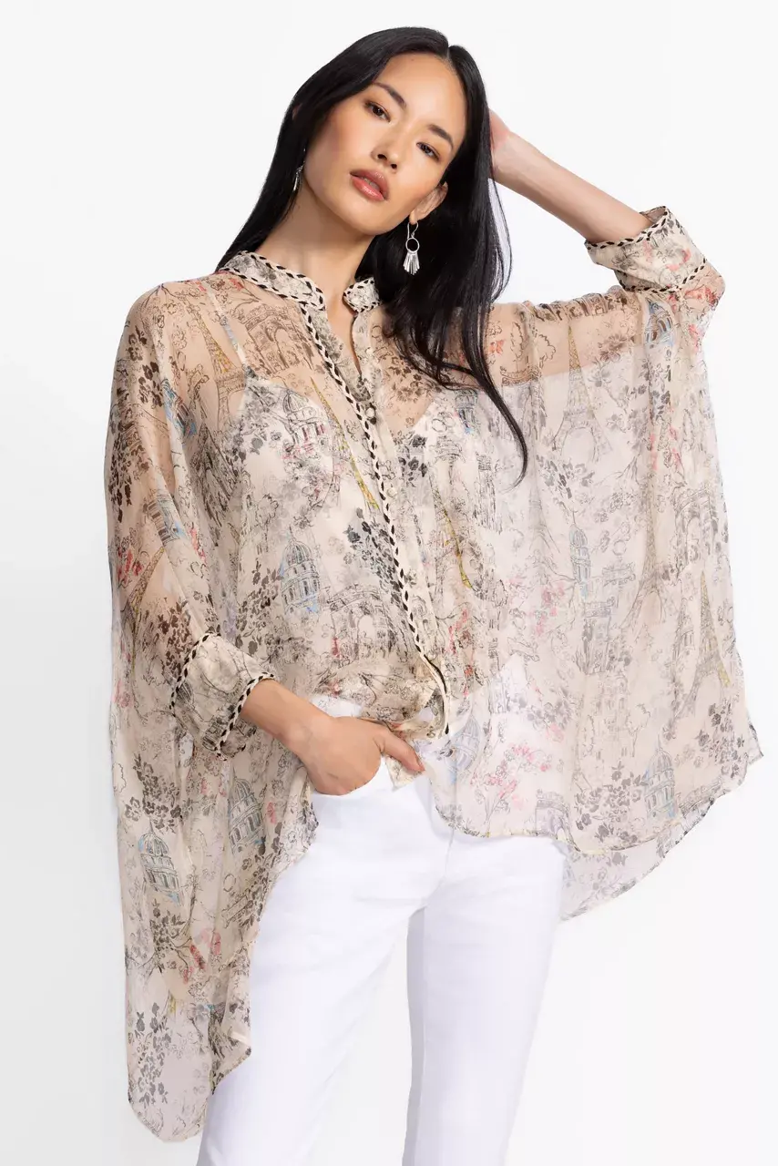 Johnny Was KATIA OVERSIZED BLOUSE Louise