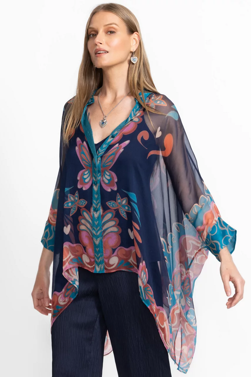 Johnny Was KATIA OVERSIZED BLOUSE Ryland