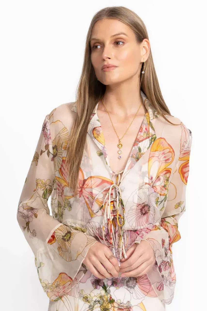 Johnny Was KATRIZ RUFFLE BOLERO Rosabelia