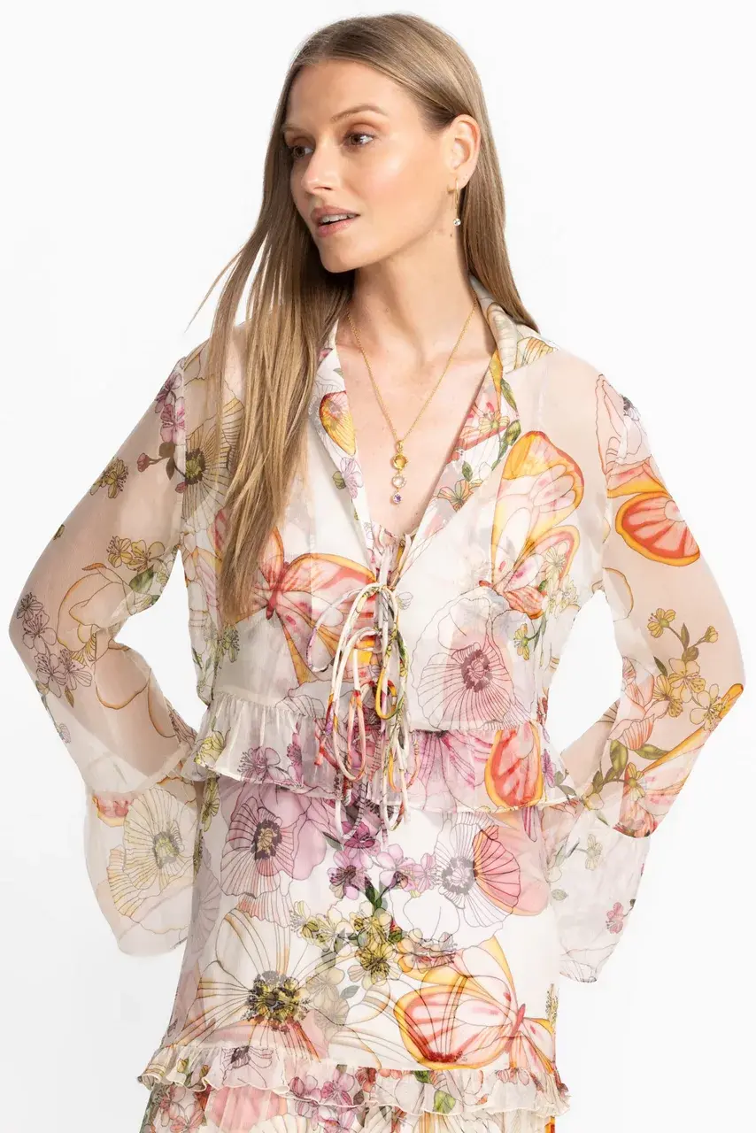 johnny was KATRIZ RUFFLE BOLERO Rosabelia