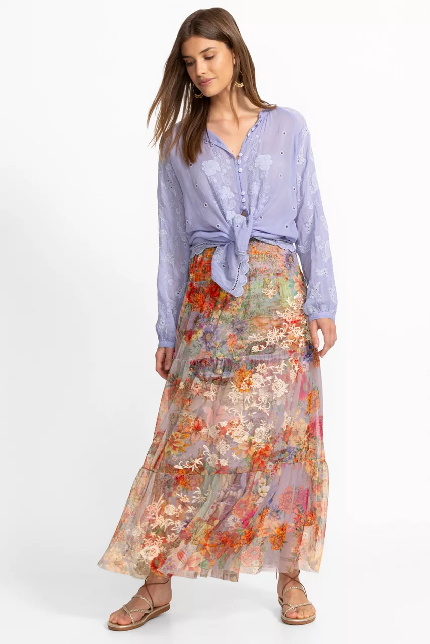 Johnny Was KATY MESH SKIRT Asteria