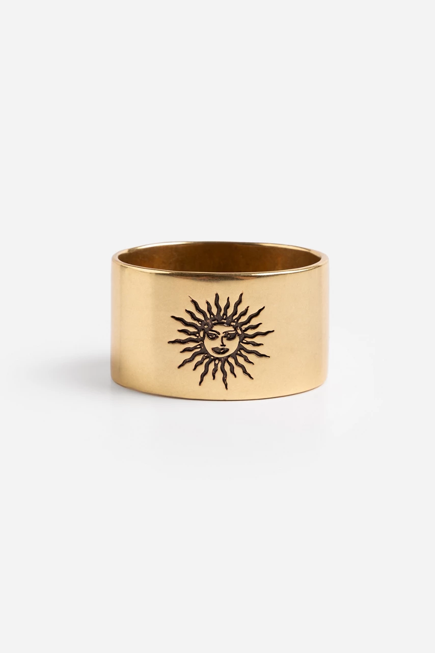 Johnny Was KAYLA NAPKIN RING SET OF 4 Gold