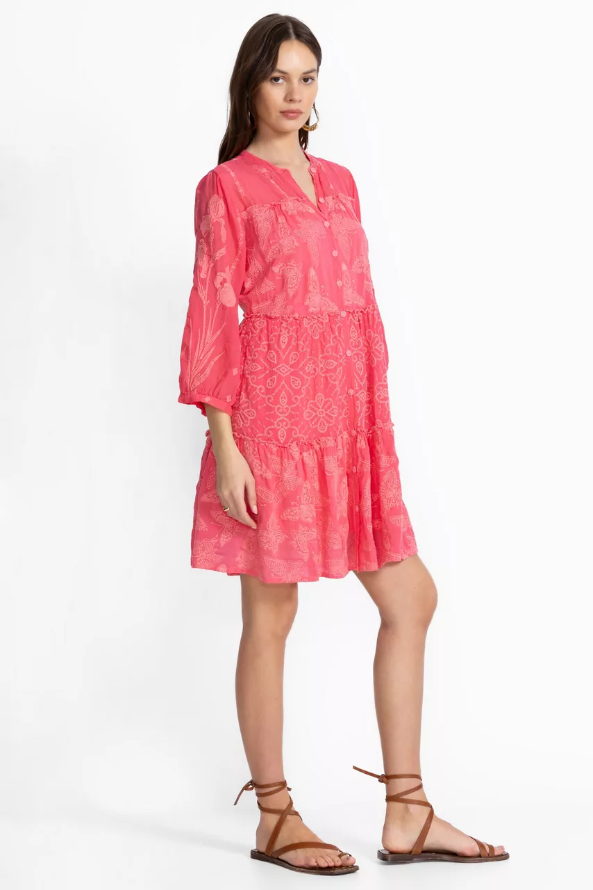 Johnny Was KIMBERLEE DRESS Watermelon