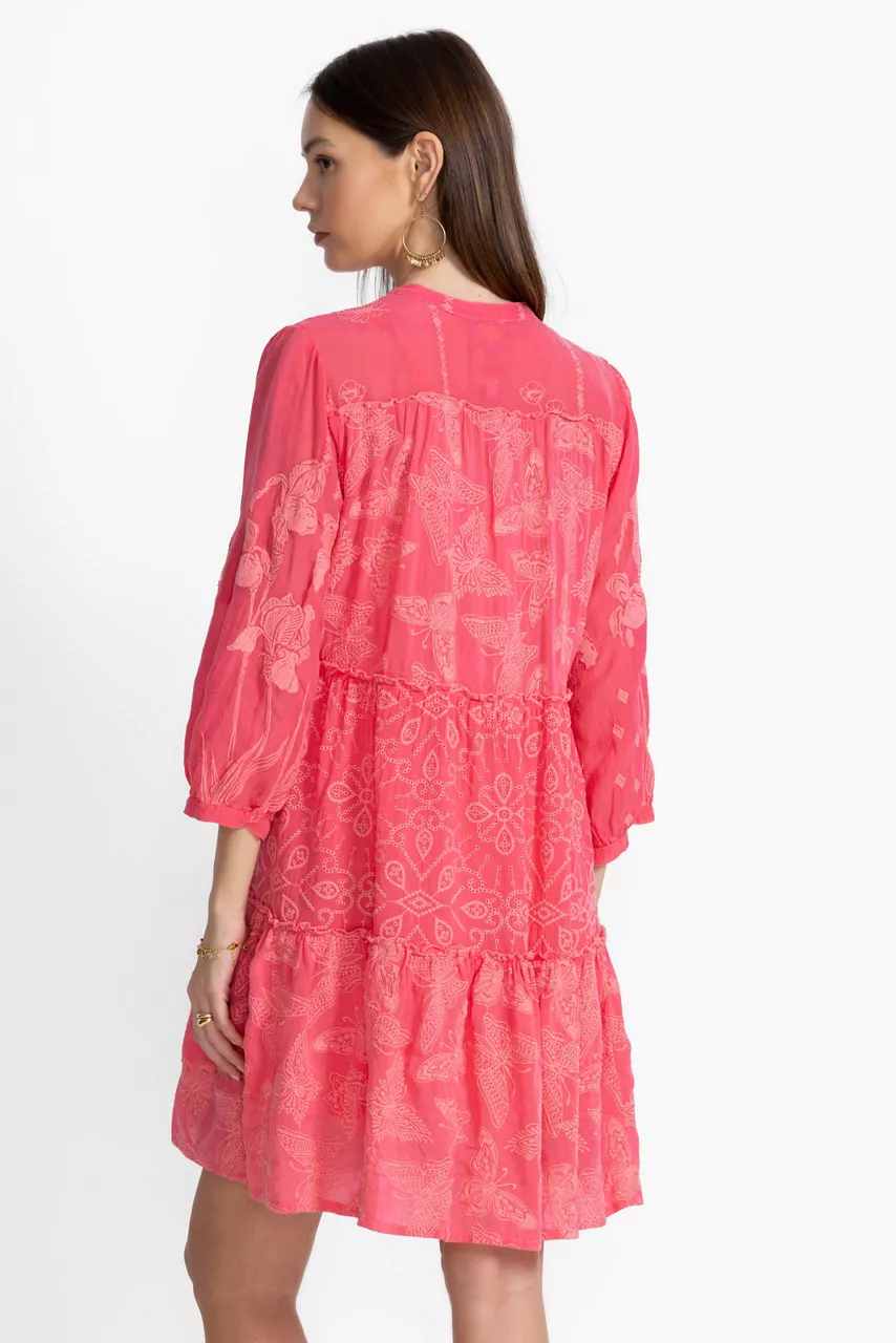 Johnny Was KIMBERLEE DRESS Watermelon