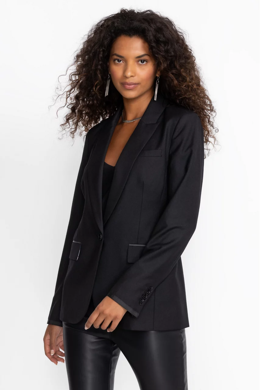 johnny was KOREI RELAXED BLAZER Black