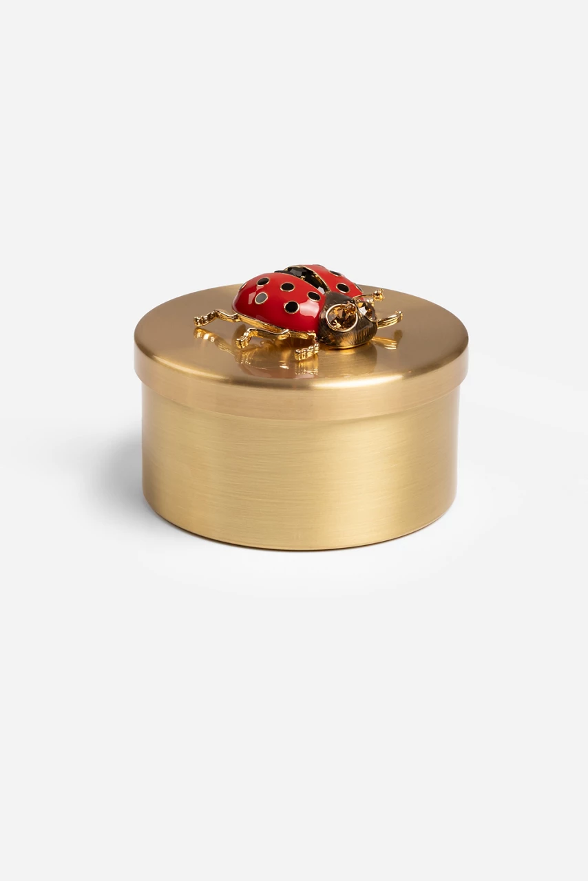 johnny was LADYBUG TRINKET BOX Gold