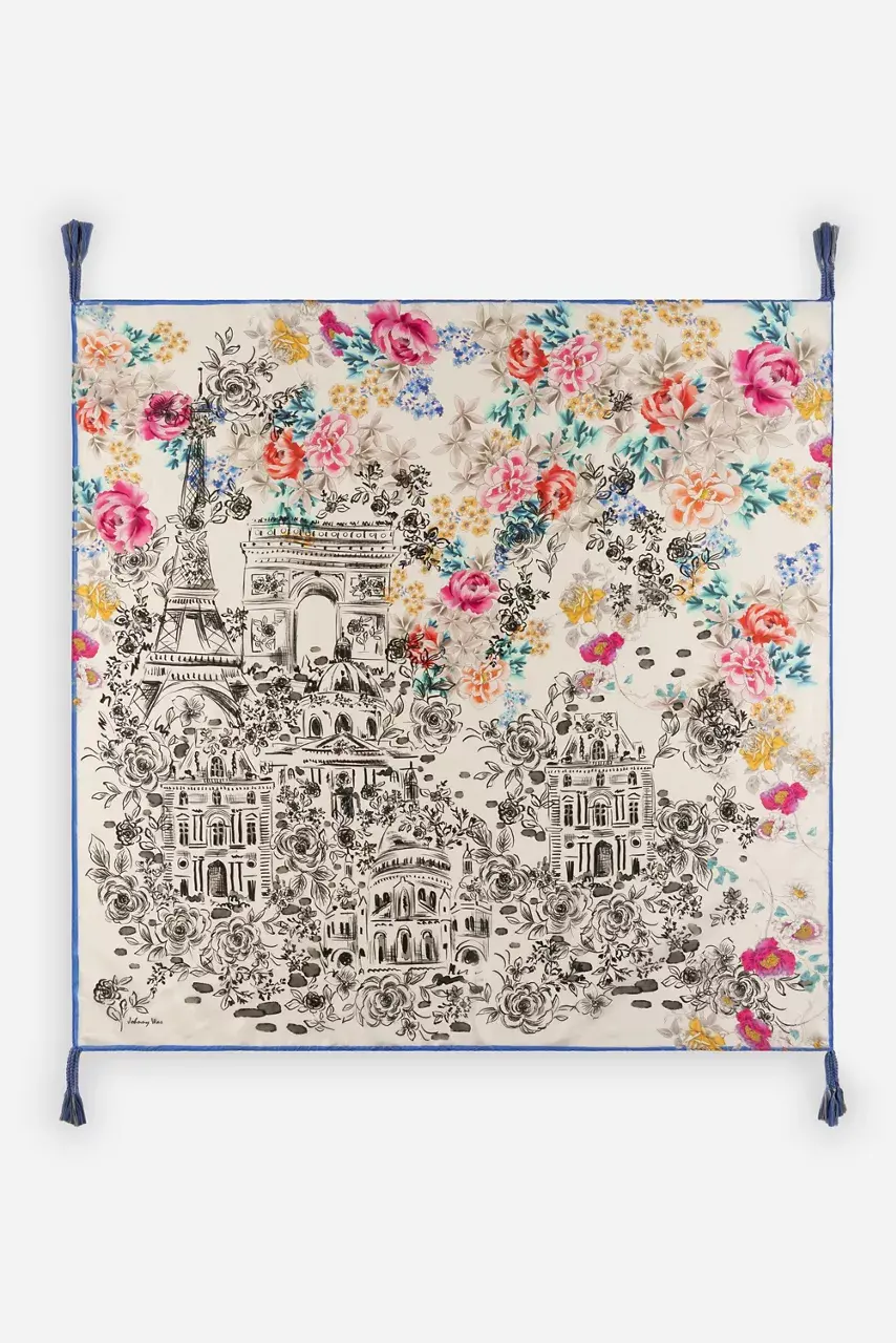 johnny was LAVILLE SILK SCARF Laville Scarf