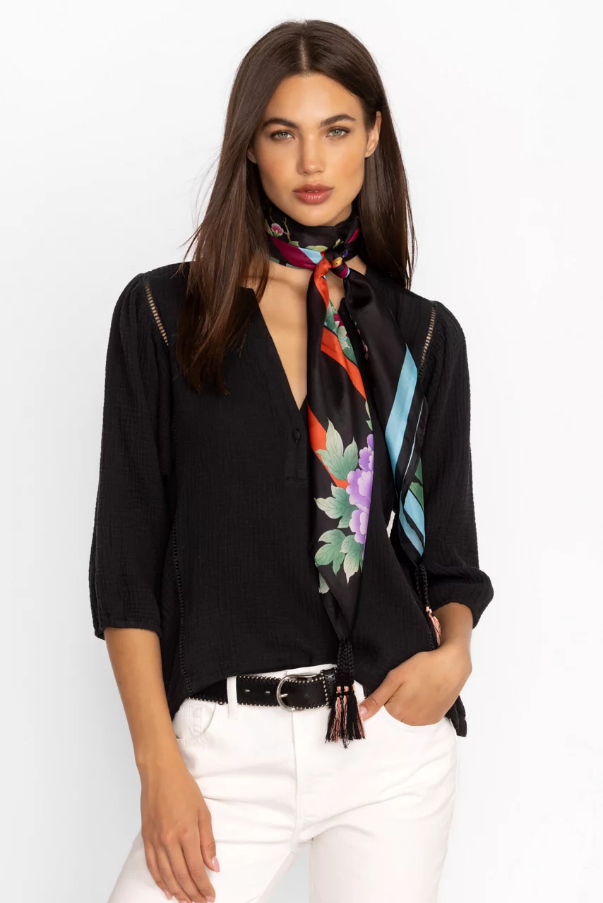 Johnny Was LE JARDIN SCARF Le Jardin Scarf Print