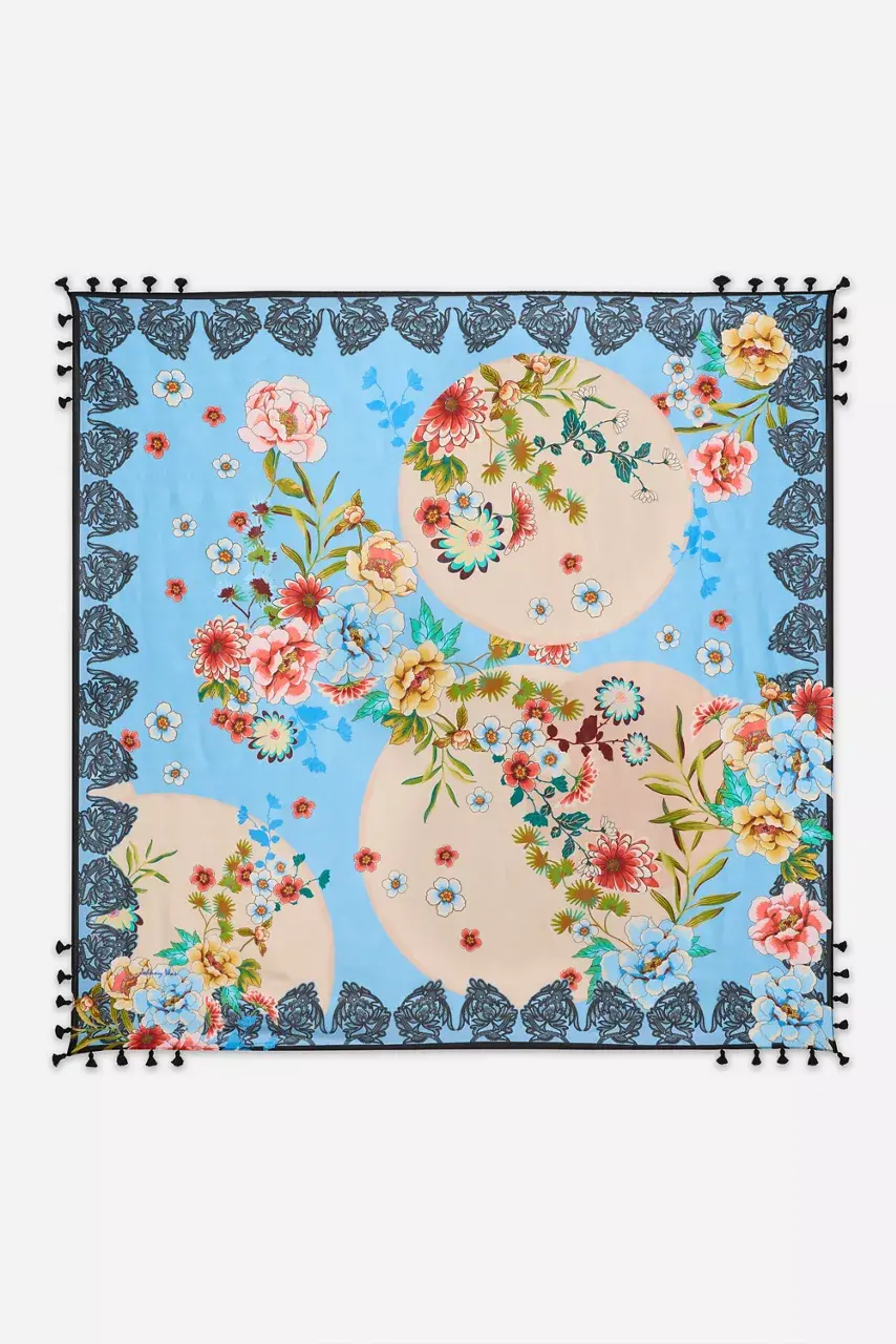 johnny was LEWISIA SILK SCARF Lewisia