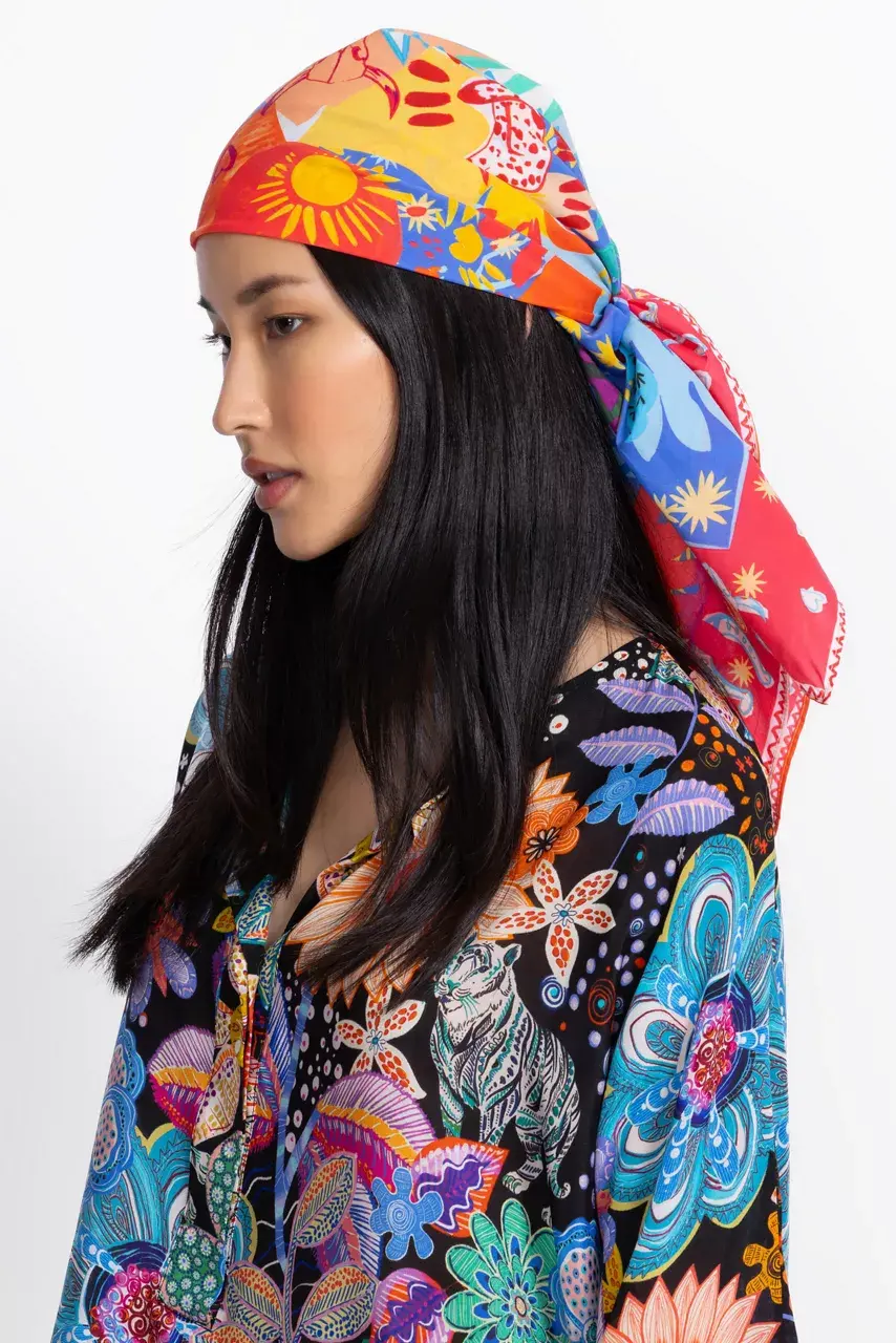 Johnny Was LIBERTY HEAD SCARF Liberty Scarf