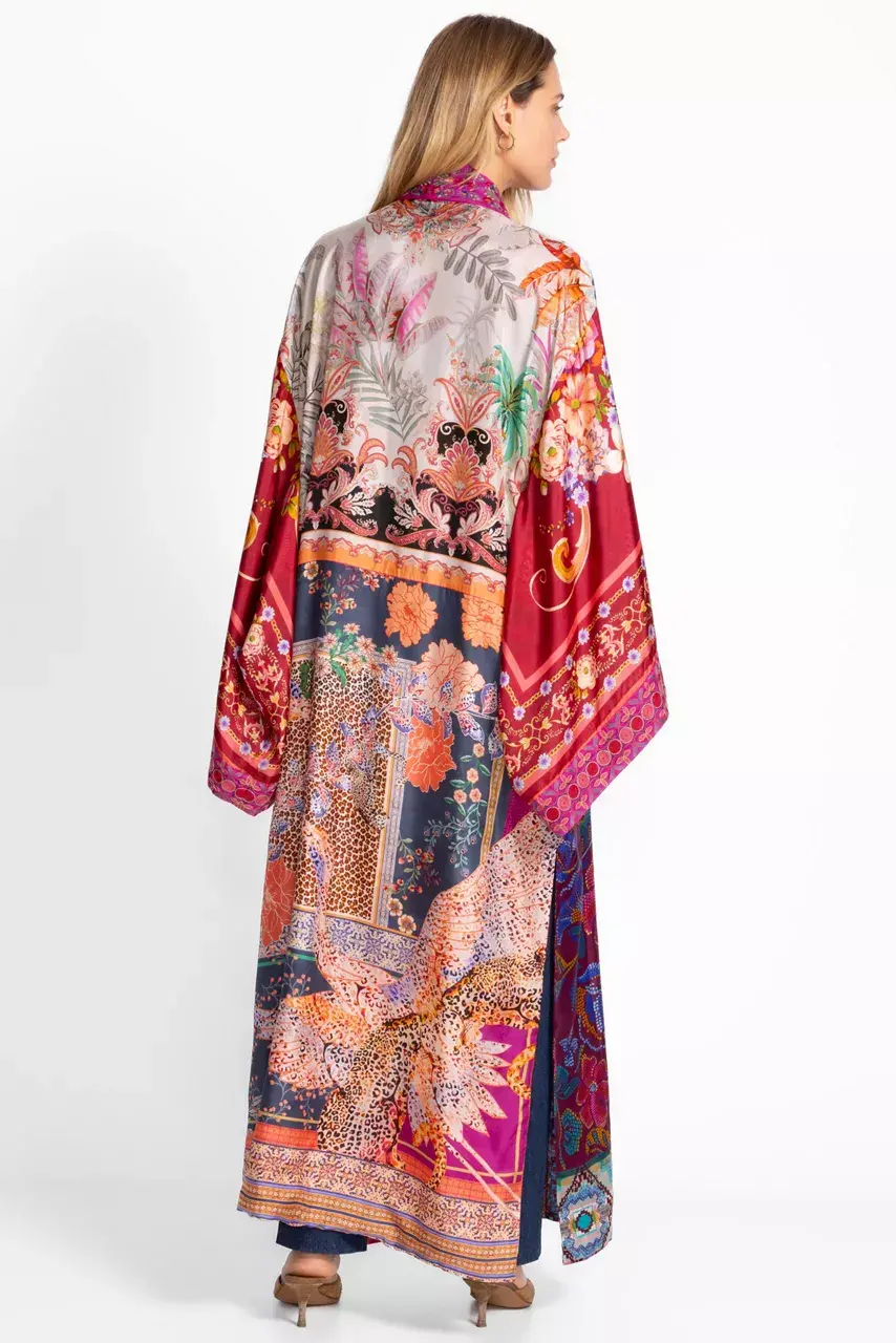 Johnny Was LONG KIMONO Magaly Patchwork