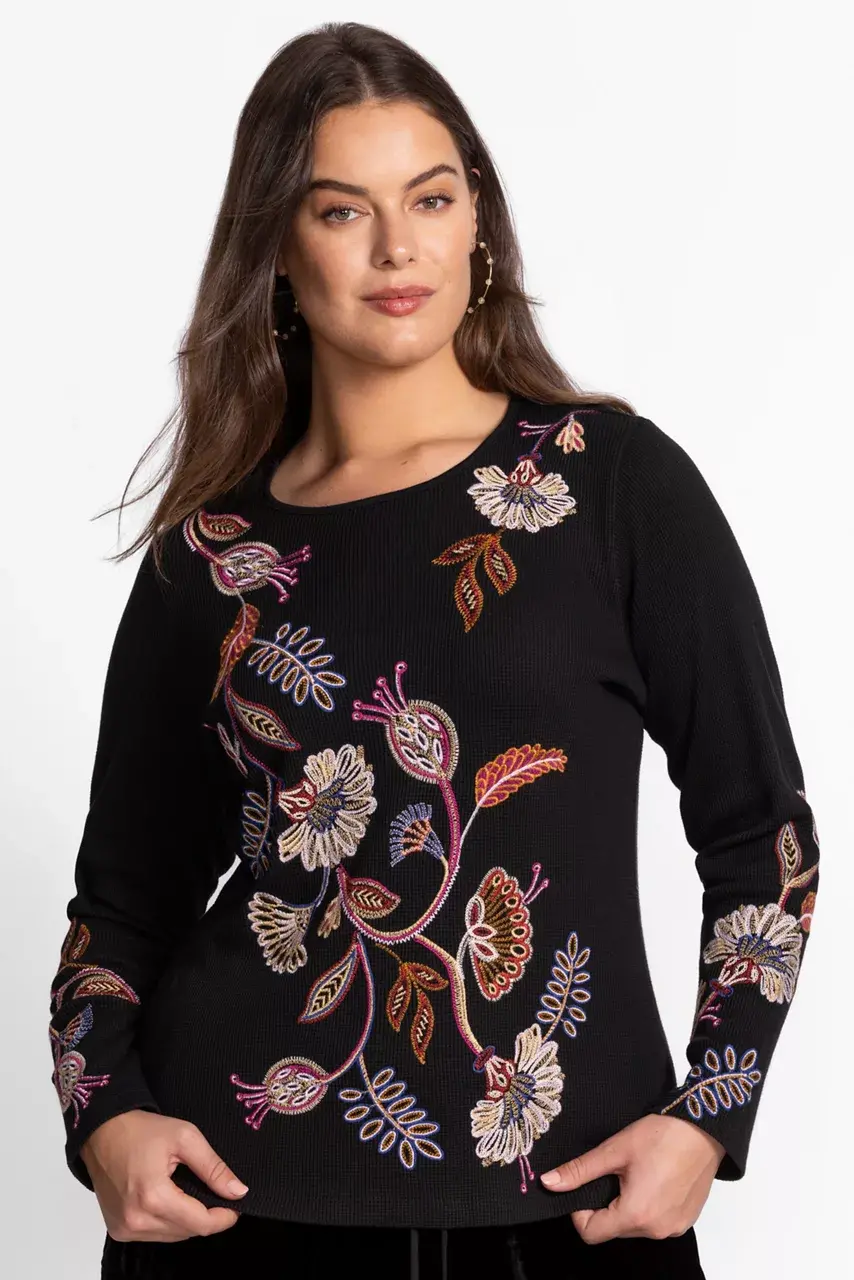 johnny was LONG SLEEVE THERMAL Black