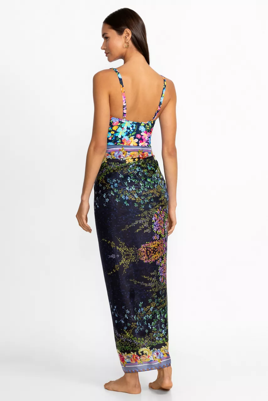 Johnny Was MAGIC GARDEN SILK SCARF Magic Garden