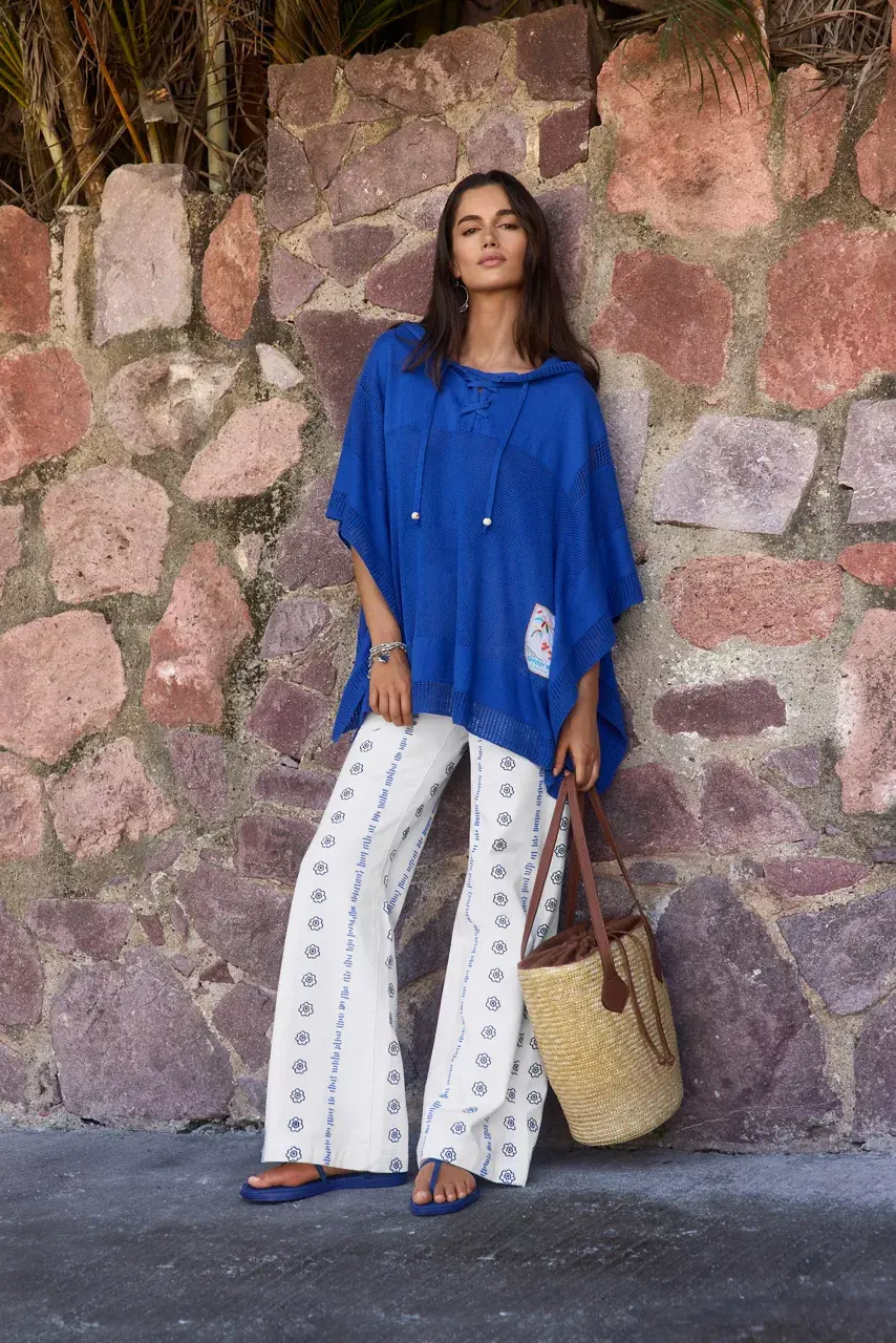 johnny was MALIBU BREEZE PONCHO Malibu Blue