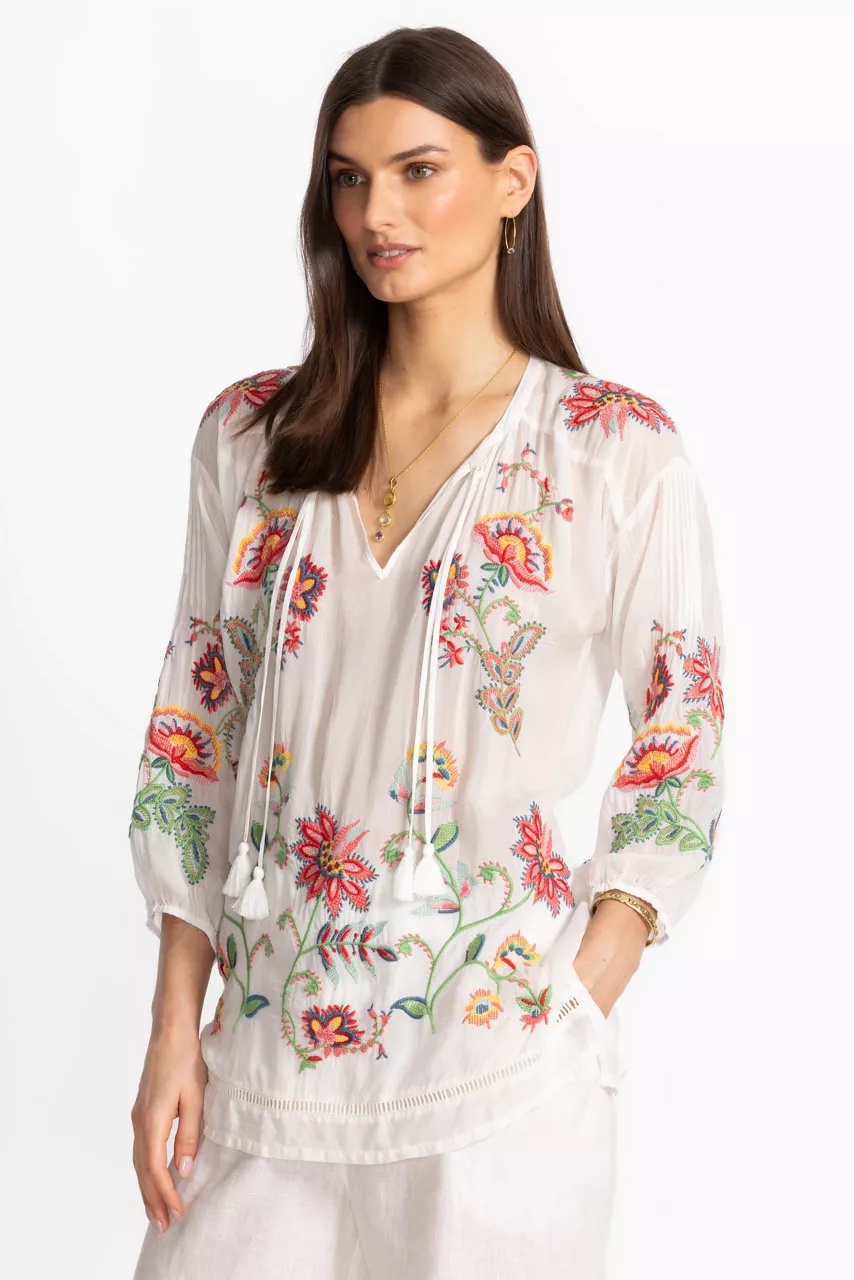 johnny was MARGOT BLOUSE White
