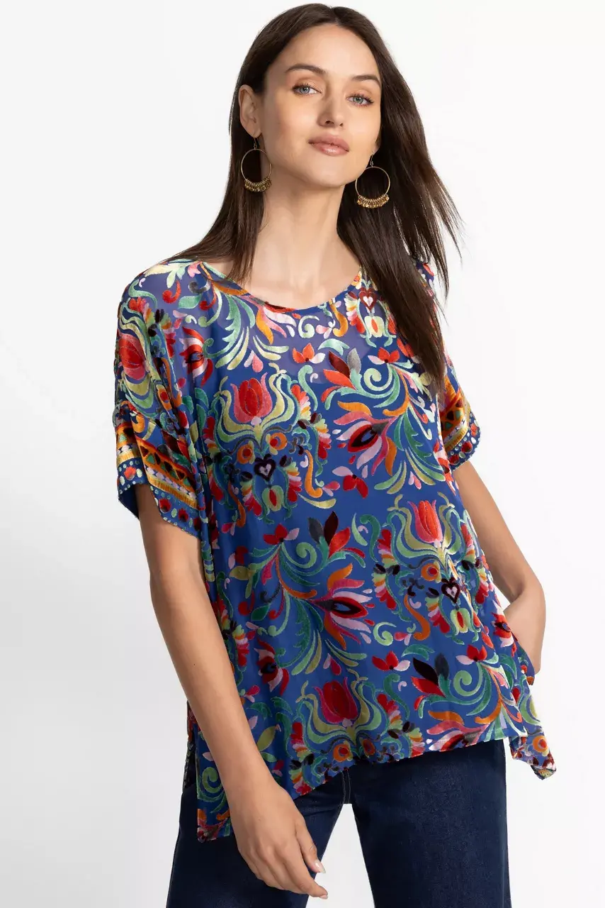 Johnny Was MARIAFE BLOUSE Primula