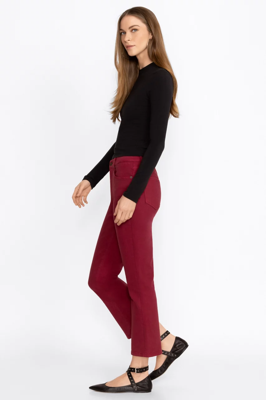 Johnny Was MARSEILLE BABY BOOT Candy Apple Red