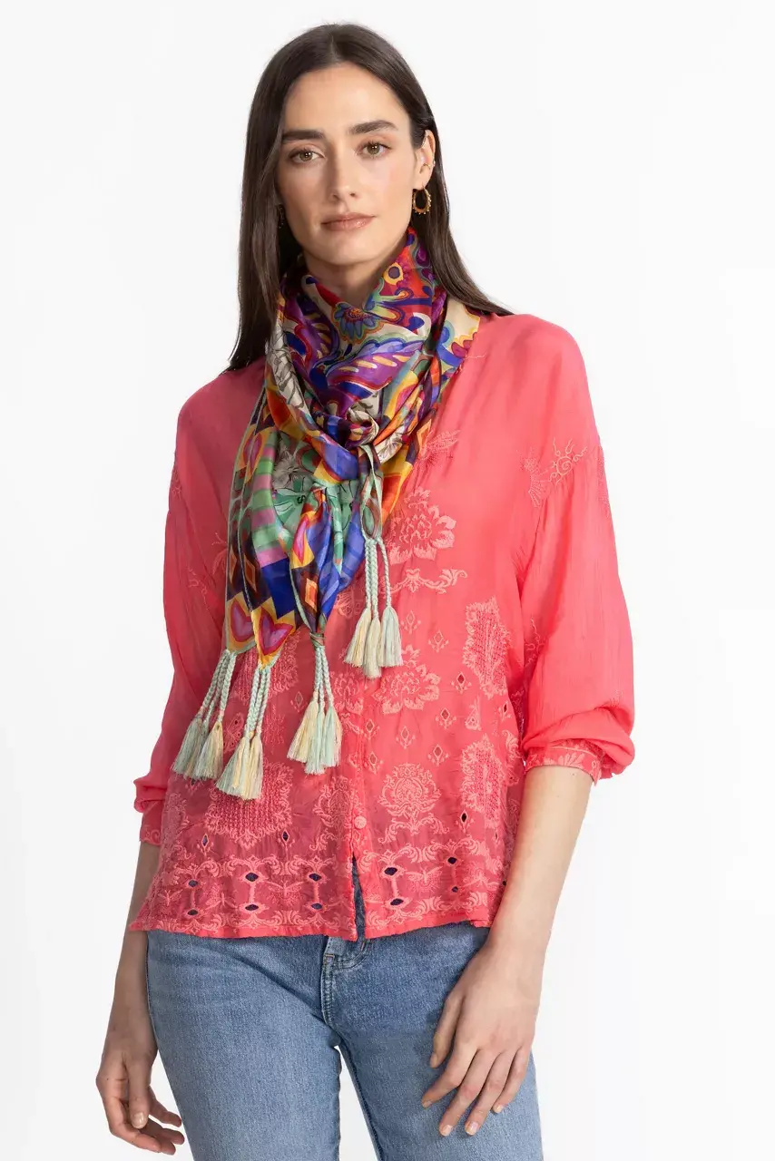 Johnny Was MCANNA SILK SCARF Mcanna Scarf