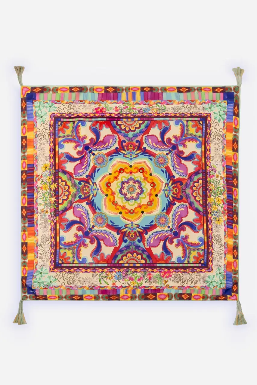 johnny was MCANNA SILK SCARF Mcanna Scarf