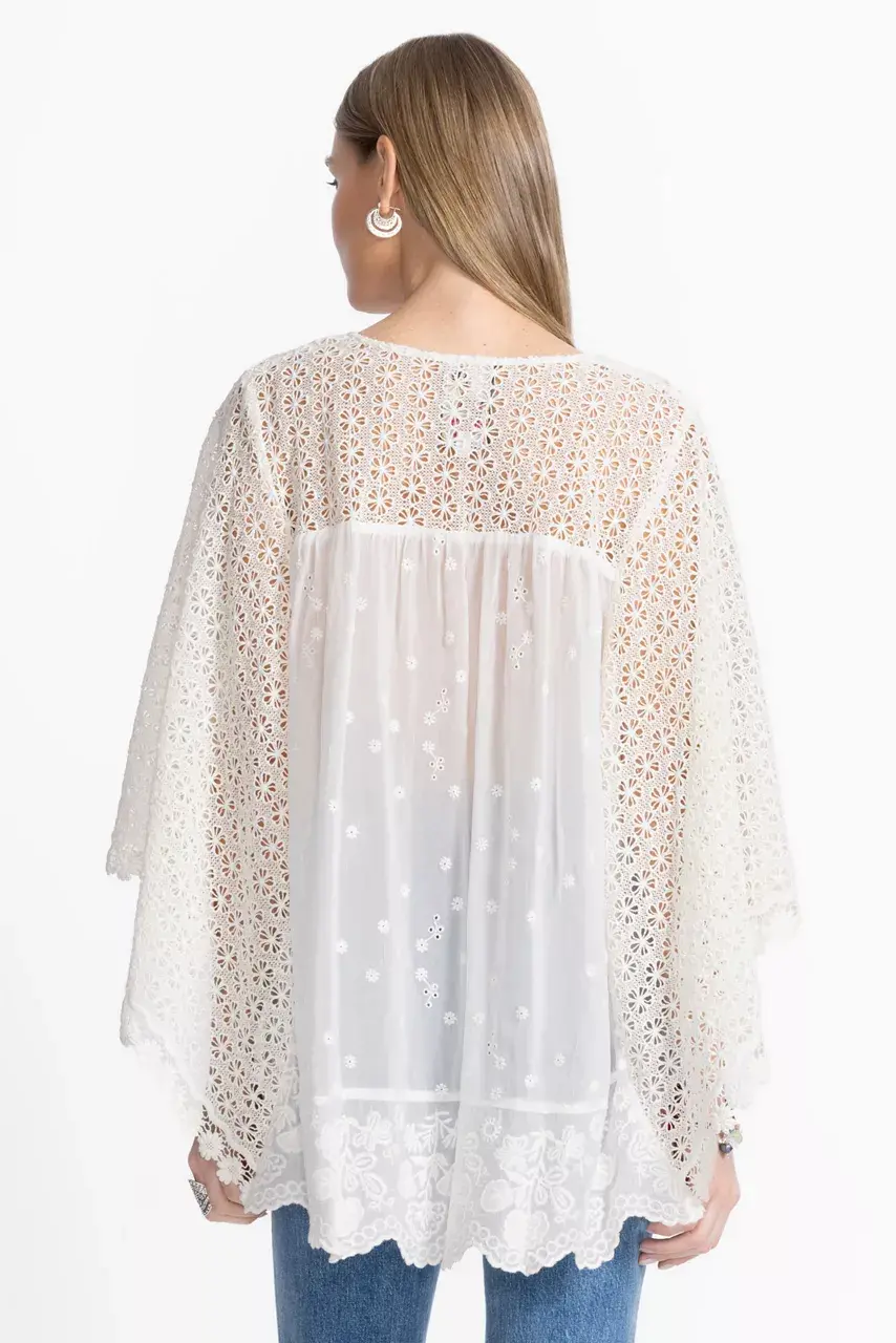 Johnny Was MELODIE TUNIC White