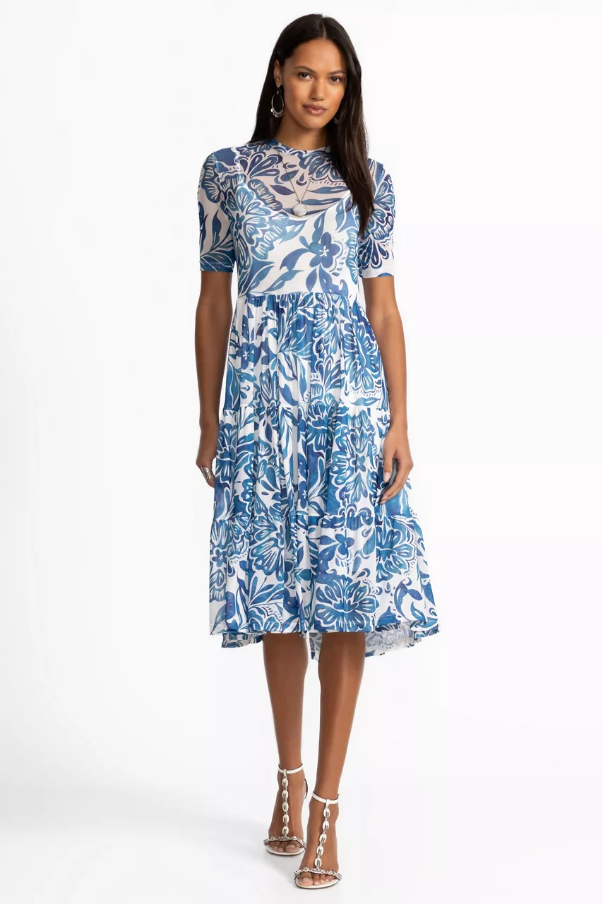 johnny was MESH TIERED DRESS Bethany